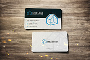 3d house business card, a Business Card Template by Indigo Graphic Shop (Thumbnail 3 of 4)