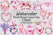 World Breast Cancer Day Clipart, an Illustration by Design Market (Thumbnail 1 of 3)
