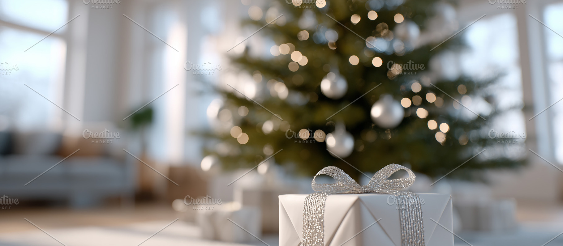 Beautifully wrapped Christmas gift, a Holiday Photo by MistyDay