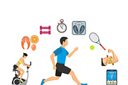Fitness & Gym Themes, an Outline Icon by TAlex (Thumbnail 7 of 7)