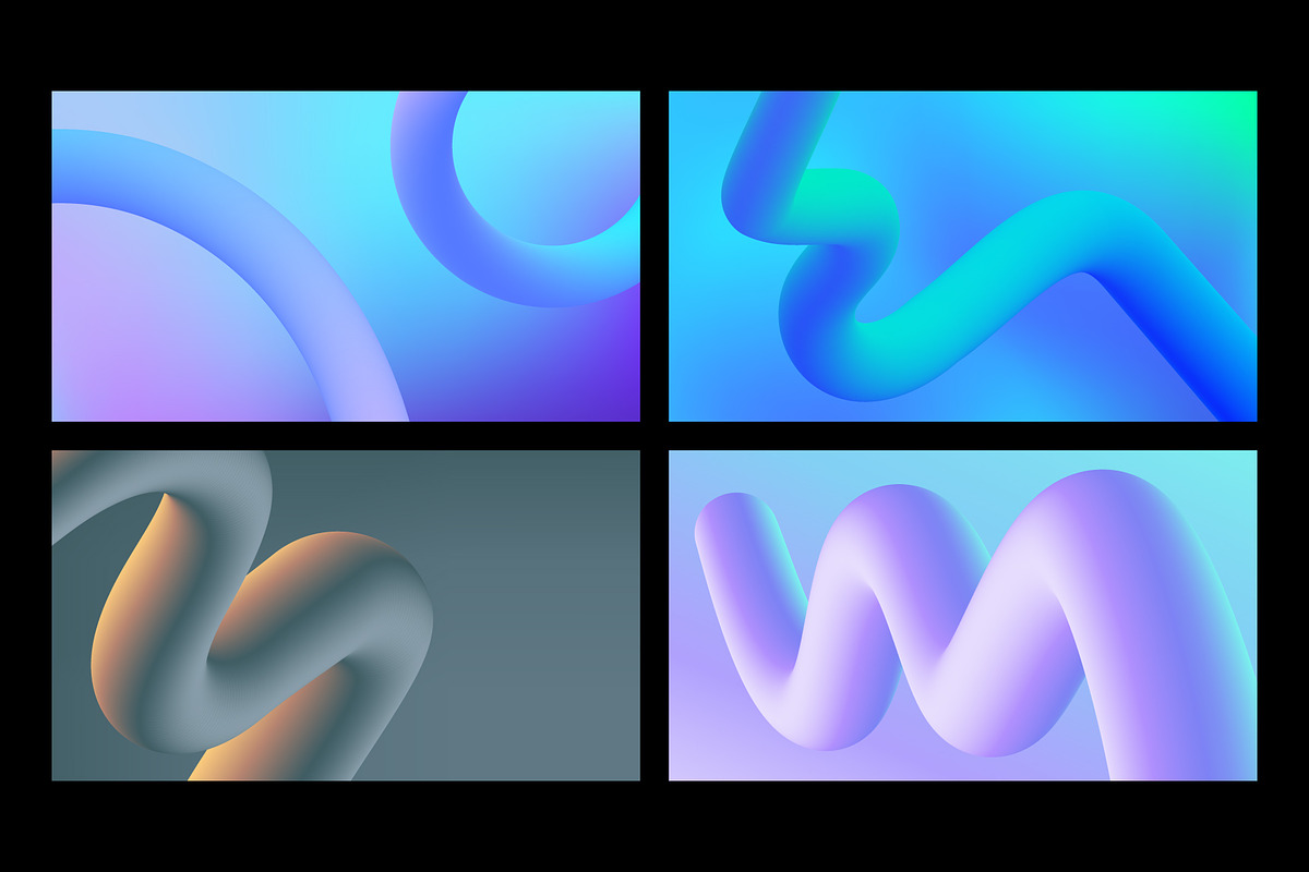 Abstract Shapes Graphics Set, a Background Graphic by Finevector (Photo 7 of 11)
