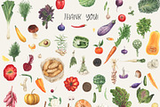 Farmers' Market Watercolor, a Food Illustration by LiChu Art (Thumbnail 12 of 12)