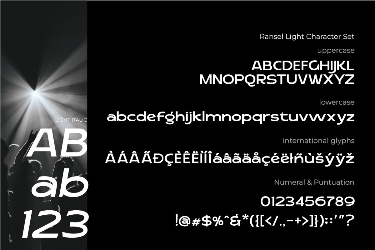 RANSEL - Sans Serif Family, a Sans Serif Font by Olexstudio (Photo 6 of 8)