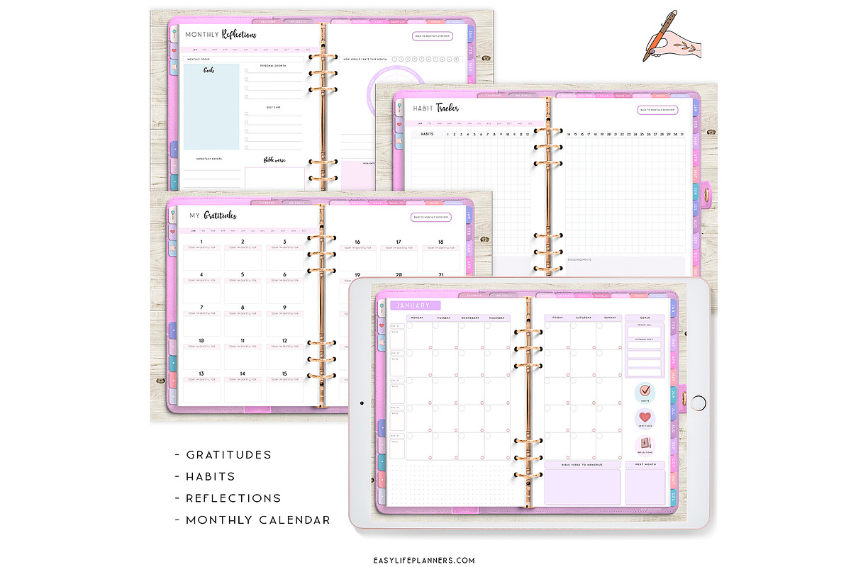 Digital Christian Planner for iPad, a Design Template by EasyLifePlanners (Photo 8 of 8)