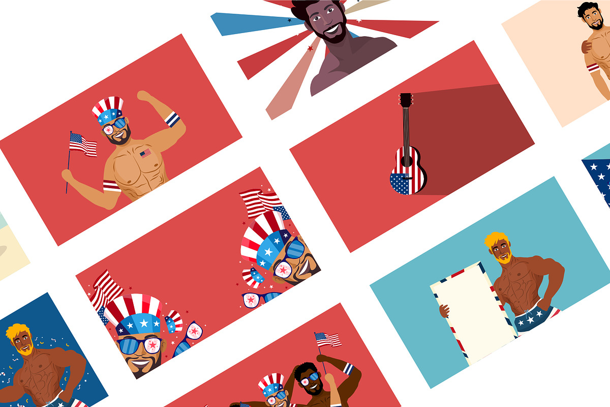 Celebrate American Independence Day, an Object Illustration by foxndeer (Photo 4 of 4)