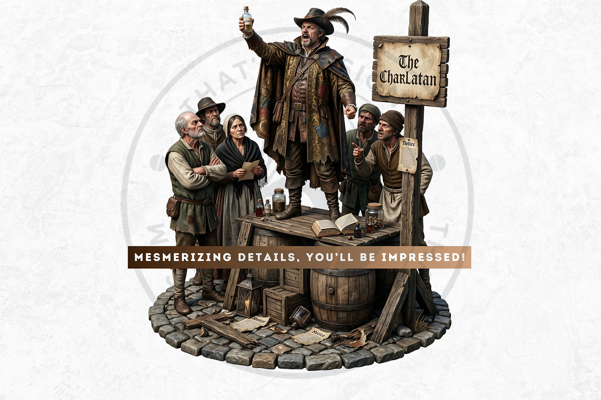 La Fontaine Fables Clipart Set V2, a Decorative Illustration by ThatsDesignArt (Photo 7 of 10)