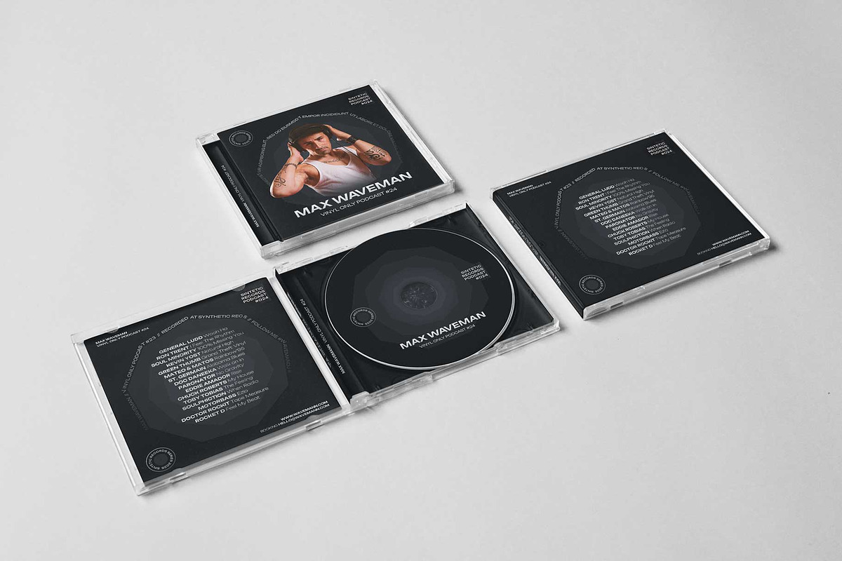DJ Mixtape Podcast CD Cover Artwork, a Print Template by vinyljunkie (Photo 5 of 5)