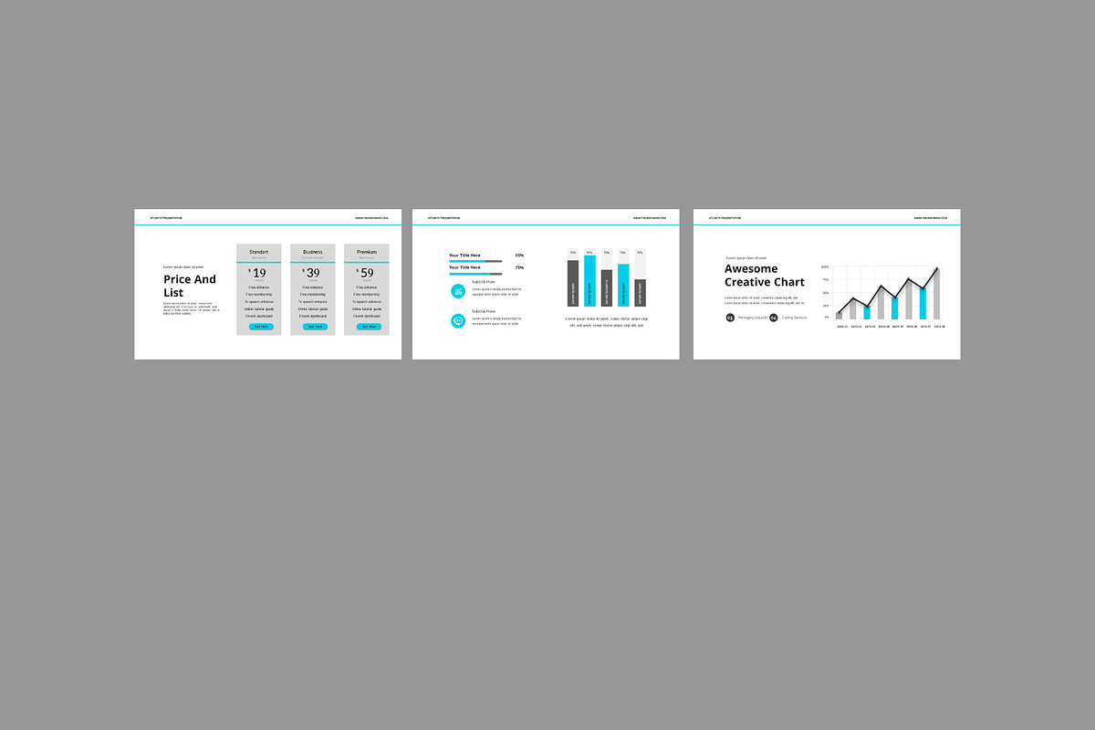 Atlanta Powerpoint Template, a Presentation Template by Spesifikstd