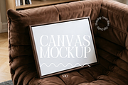 Horizontal Framed Canvas Mockup PSD, a Mockup by First Impression Mockups (Thumbnail 1 of 4)