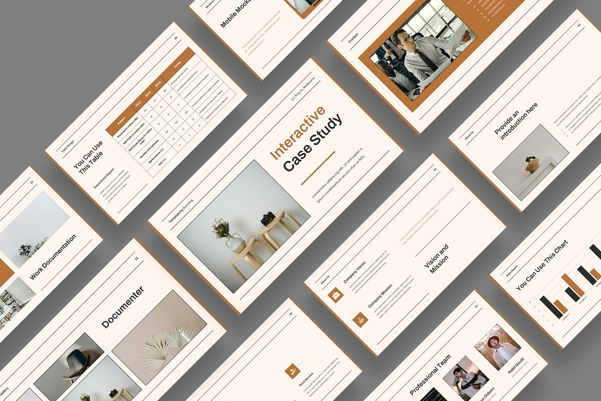 Interactive Case Study Presentation, a Presentation Template by BumbleGraph Studio (Photo 4 of 4)