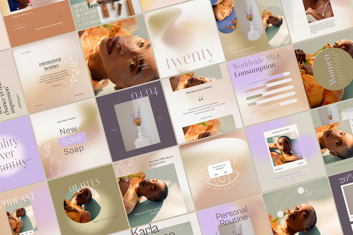 Kukka - Boost Creator for Coaches, a Social Media Template by Sparrow & Snow (Photo 5 of 23)