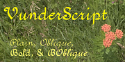 VunderScript, a Script Font by Ingrimayne Type (Thumbnail 1 of 9)
