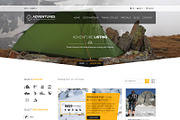 Adventures and Tour PSD Template, a Websites & App Template by ewises (Thumbnail 6 of 15)
