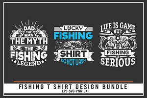 Fishing Quotes T Shirt Bundle