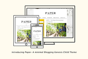 Paper - Minimal Genesis Blog Theme