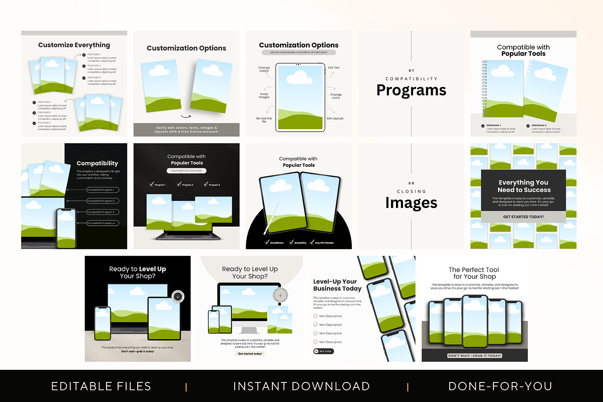 50 Digital Listing Mockup Templates, a Marketing Template by Matisse Studio (Photo 5 of 7)