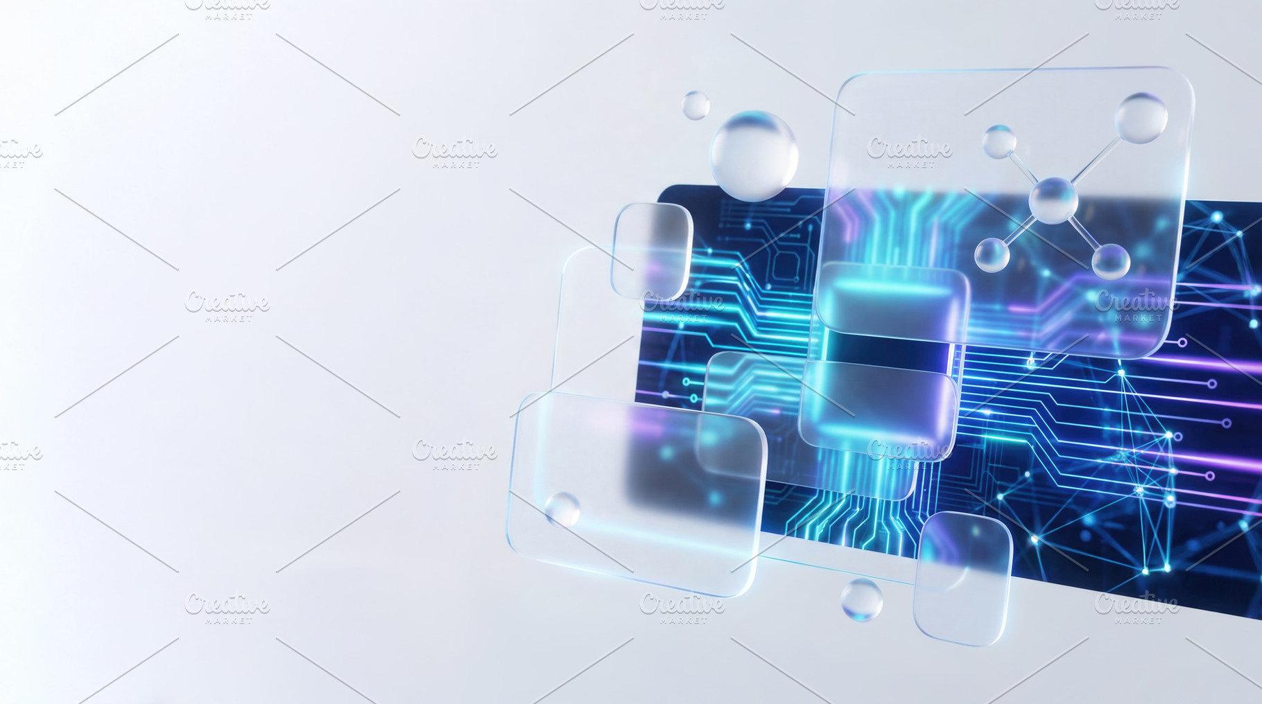 Futuristic digital glass interface, a Technology Photo by Shootdiem