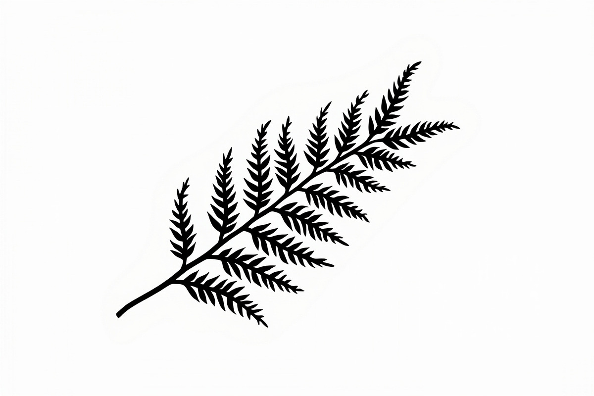 Elegant Fern Leaf Silhouette Bundle, an Illustration by Designs_River (Photo 9 of 9)