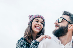 Happy young couple
