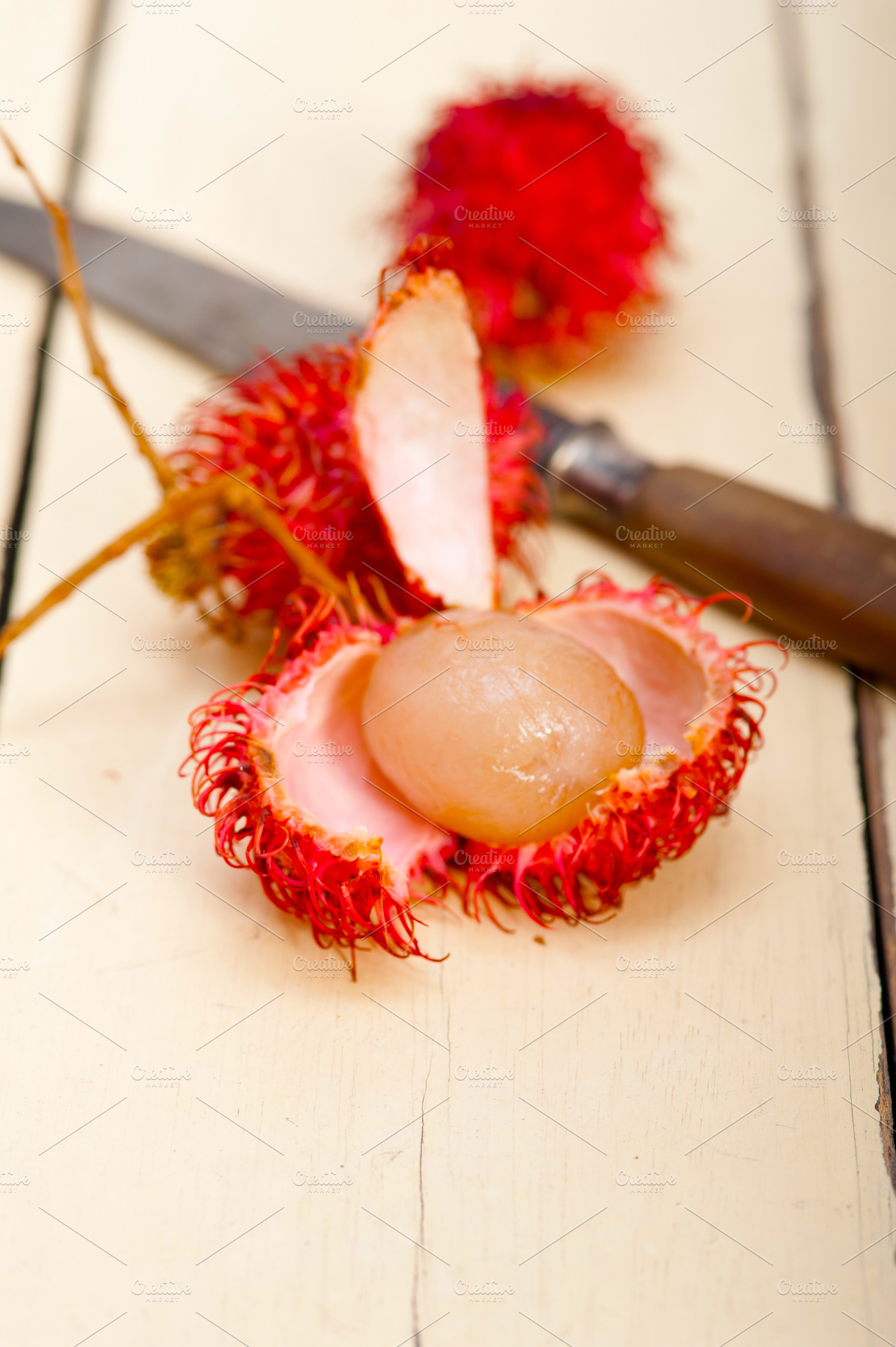 fresh rambutan fruits, a Food & Drink Photo by keko64