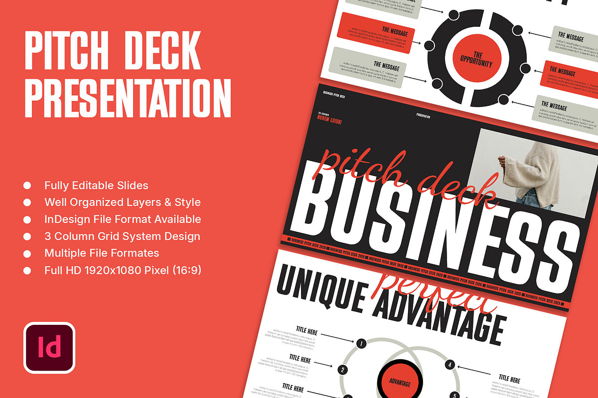 Business Pitch Deck Presentation, a Presentation Template by Templeste (Photo 3 of 7)