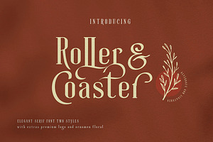 Roller Coaster Serif Bonus