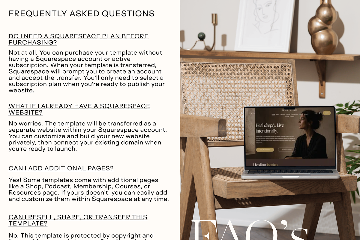 Squarespace Spiritual Shadow Coach, a Squarespace Template by Divinely Guided Studio (Photo 6 of 7)