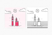 Bundle and pattern with vape devices, an Object Illustration by Good Studio (Thumbnail 4 of 6)