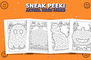 60 Halloween Mazes for Kids, a Seasonal Illustration by Dreamy Little Graphics (Thumbnail 2 of 7)