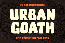 Urban Goath – Raw Chunky Font