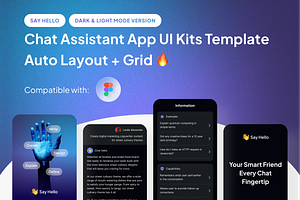 Smart Chat Assistant UI Kits