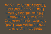 Ghoul Bones Display Font, a Symbol Font by Helotype (Thumbnail 4 of 6)