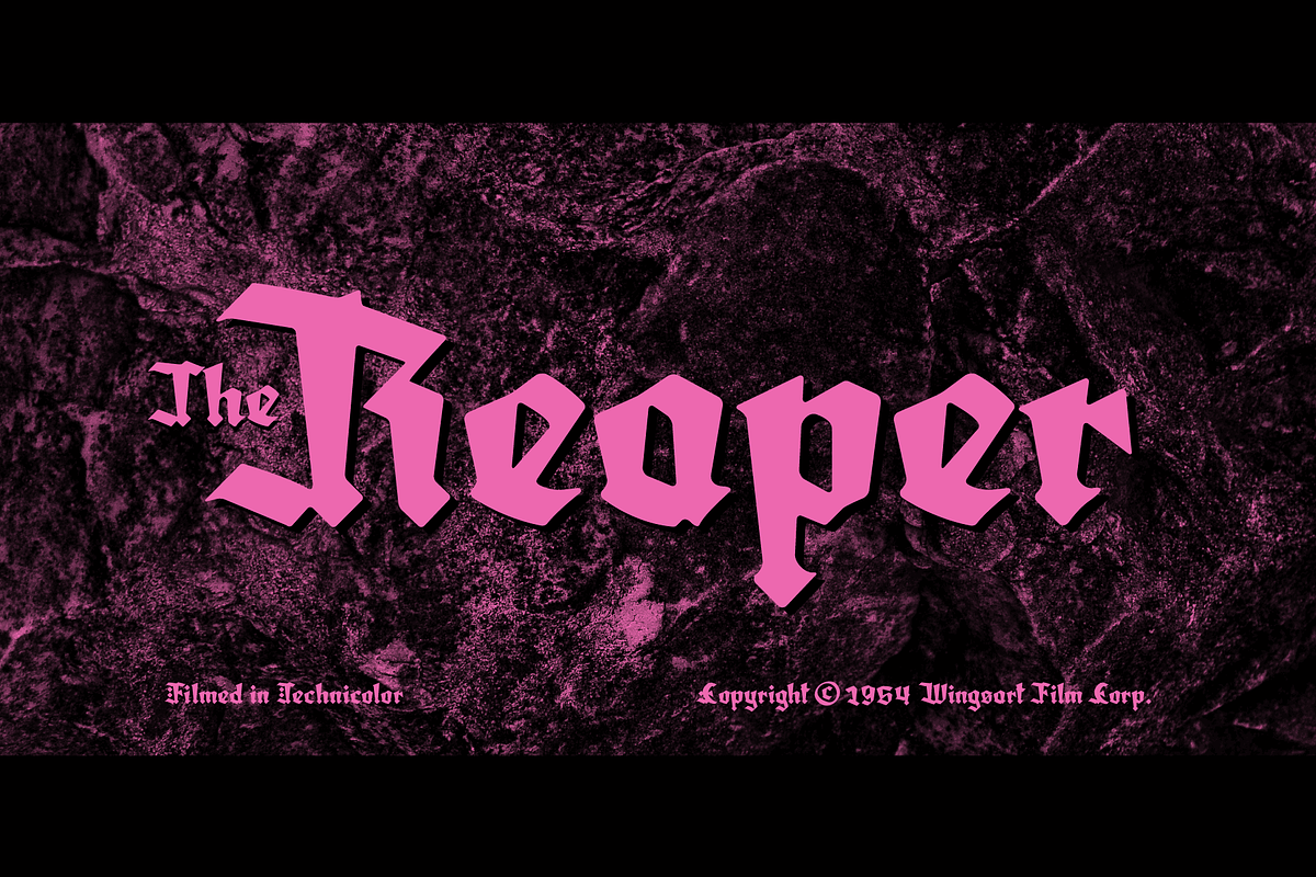 Amortem - Gothic Blackletter Font, a Blackletter Font by Wingsart Studio (Photo 5 of 15)