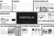 Portfolio Presentation Template, a Presentation Template by E-Type (Thumbnail 1 of 4)