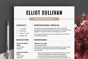 RESUME Design CV Template (MS Word), a Resume Template by LevelUpResume (Thumbnail 1 of 5)