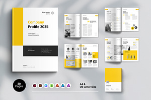 Company Profile | Brochure Template, a Brochure Template by Spark_Creative