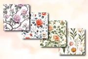 Grandmillennial Floral Seamless Patt, a Background Photo by RobertsArt (Thumbnail 2 of 5)