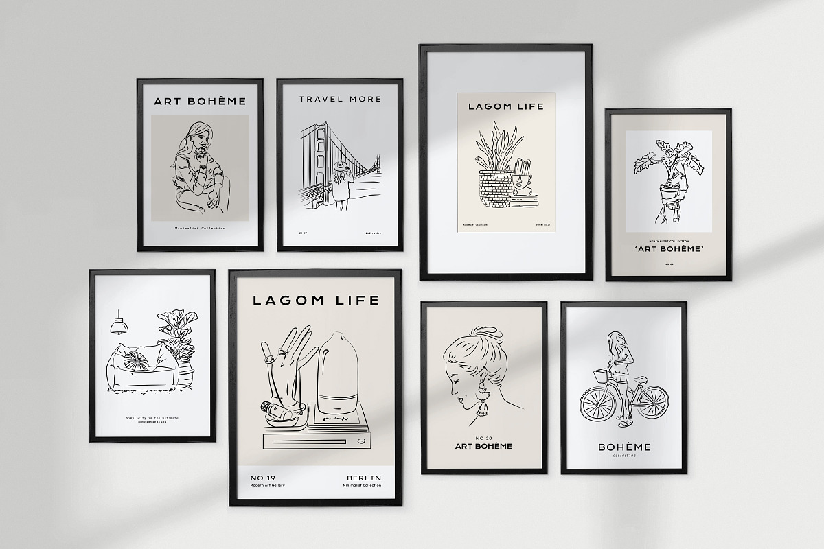Poster Bundle | Modern Gallery, an Object Graphic by iStar Design (Photo 74 of 76)