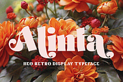 Alinta - Neo Retro Display Typeface, a Serif Font by Surplus Type Co (Thumbnail 1 of 9)