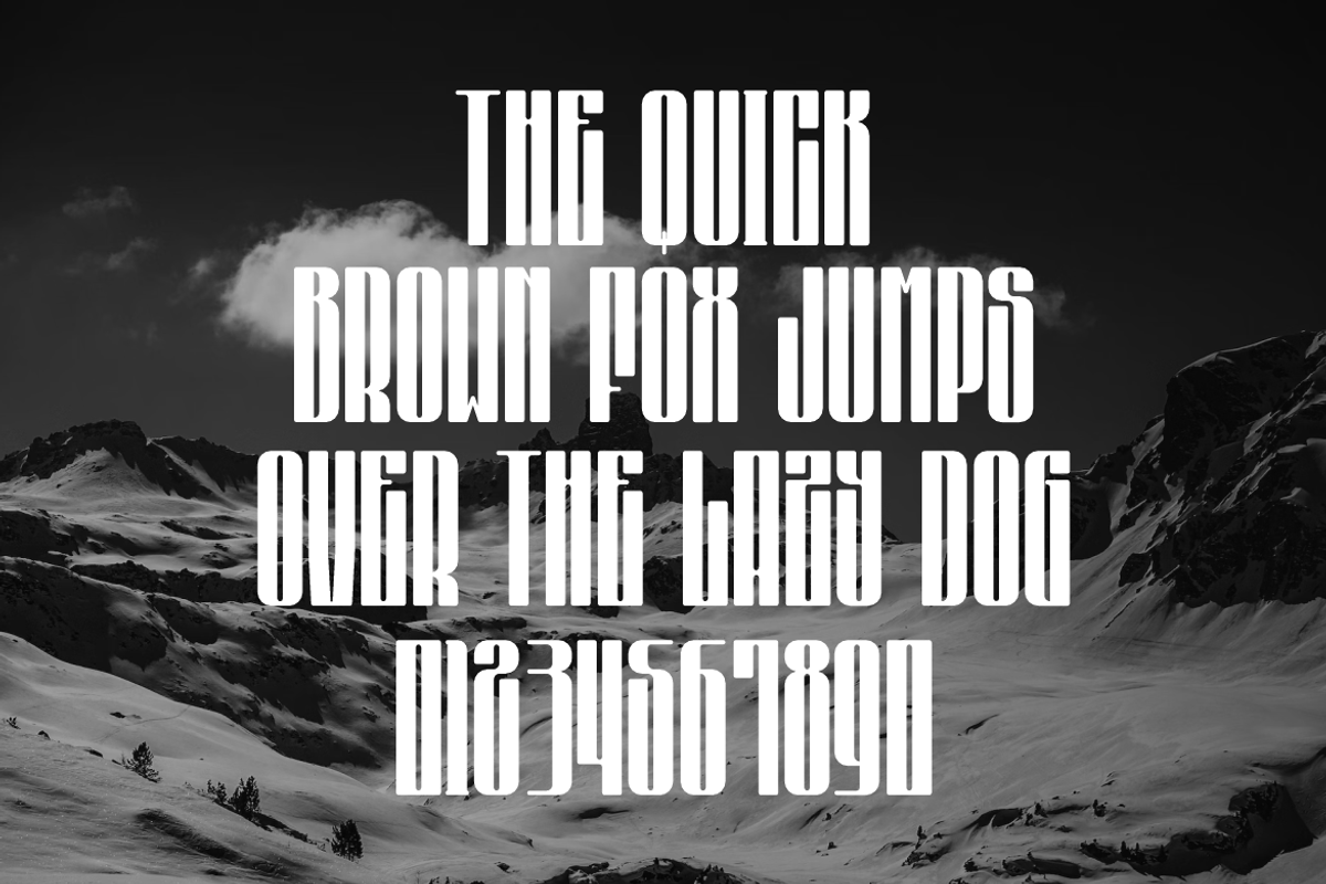 Gomedievar - Tall Font, a Sans Serif Font by QR Design Studio (Photo 6 of 9)