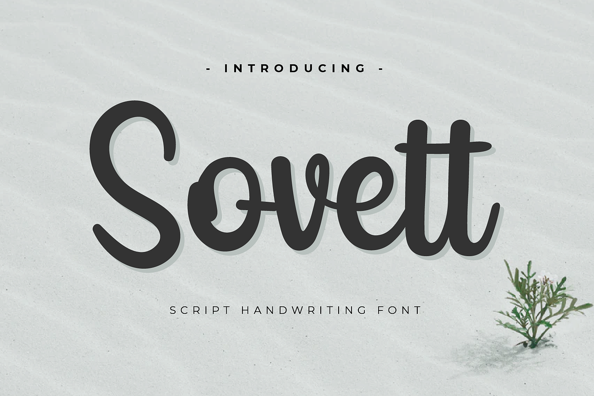 Sovett, a Script Font by twinstd (Photo 1 of 10)