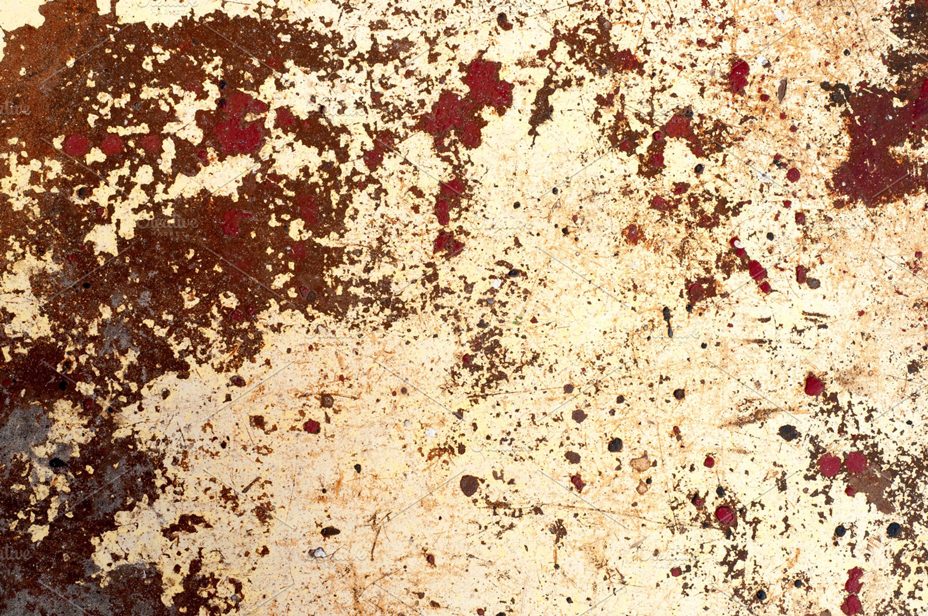 Damaged Painted Metal