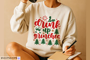 Drink Up Grinches SVG, a Seasonal Illustration by mh_arif (Thumbnail 3 of 3)