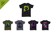Bundle 29 T-Shirt-designs. Cyberpunk, an Animal Illustration by KENO Mascots (Thumbnail 4 of 4)
