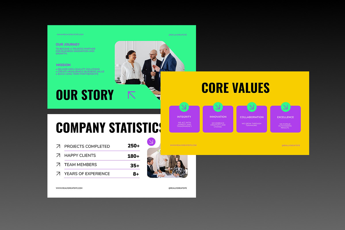 Modern Company Profile Presentation, a Presentation Template by adoestudio (Photo 3 of 8)