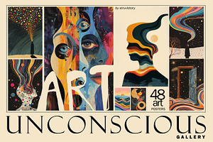 Unconscious Psychology Art Posters