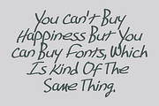 Hasty Hand - Hand Lettered Font, a Script Font by GG Design (Thumbnail 9 of 10)