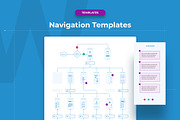 Mobile Flowchart & Sitemap, a Wireframe Template by UI Design Resource (Thumbnail 3 of 7)