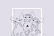 The cats, an Animal Illustration by 2D/3D (Thumbnail 2 of 5)