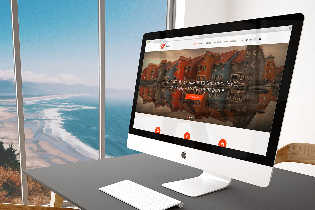 Responsive Website Design Mockup, a Mockup by MultipurposeThemes (Photo 2 of 4)
